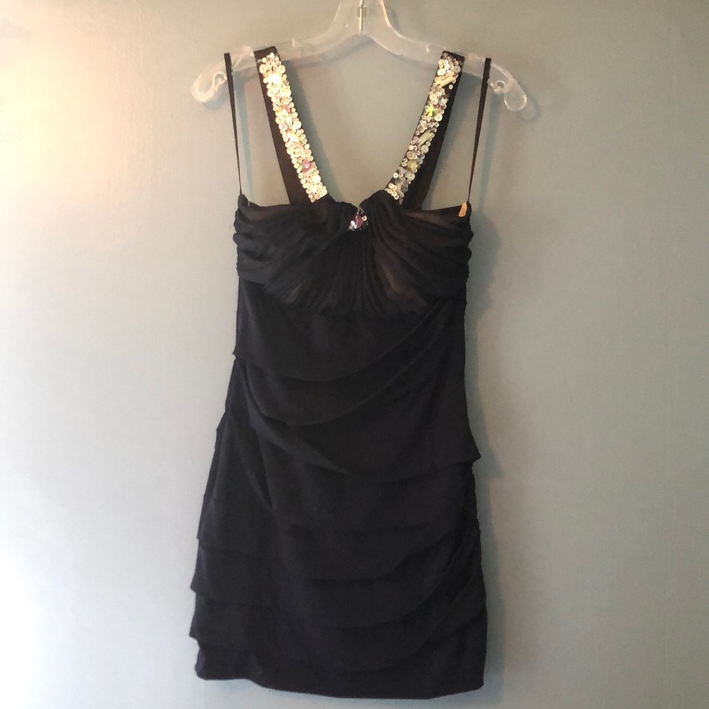 Deb Navy Blue Cocktail Dress